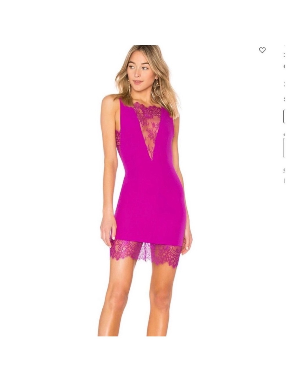 X by NBD Britney Mini Dress in Magenta NWT $278 Size XS - Picture 2 of 12